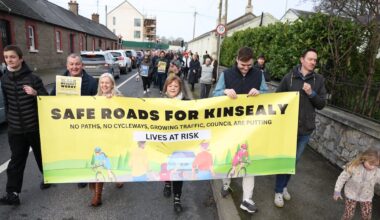 Kinsealy residents protest over dangerous road – The Irish Times