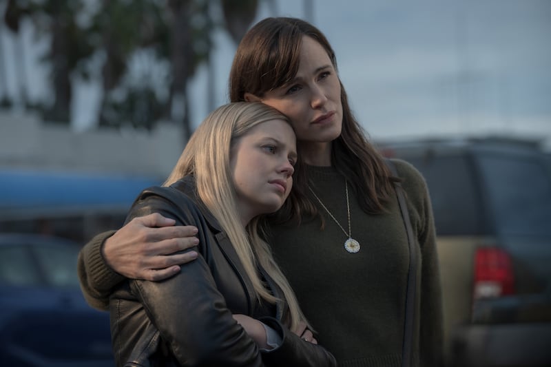 Angourie Rice and Jennifer Garner in season two of The Last Thing He Told Me, premiering February 20th on Apple TV