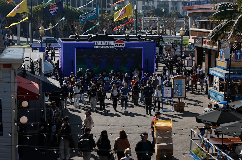 More than one million visitors descended on San Francisco and San Jose for the Super Bowl. Photograph: Justin Sullivan/Getty Images