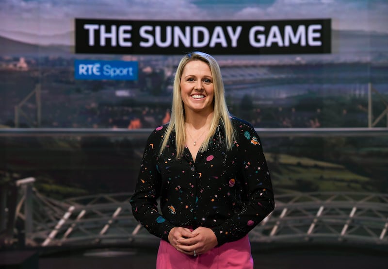 The Sunday Game host Jacqui Hurley. Photograph: Ray McManus/Sportsfile