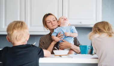 Child sleeping at home, pediatric obstructive sleep apnea and viral infection risk concept