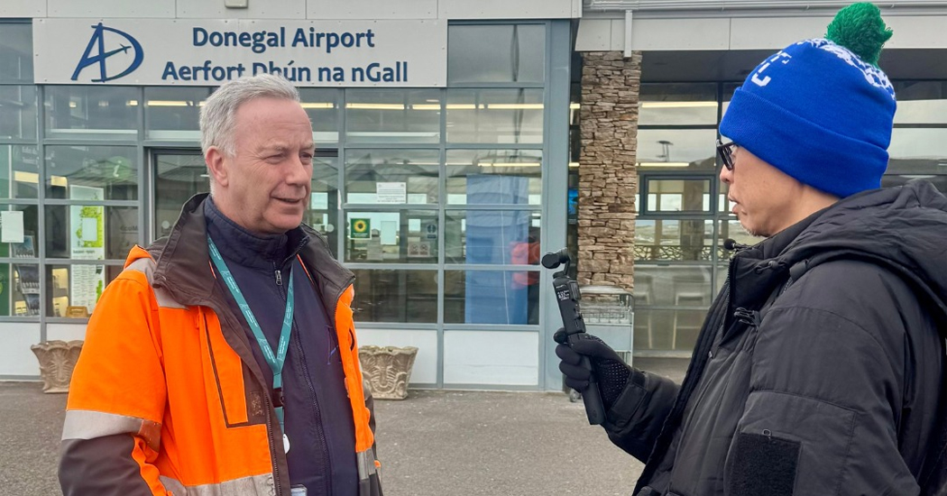 Donegal Airport to take off on Japanese TV!