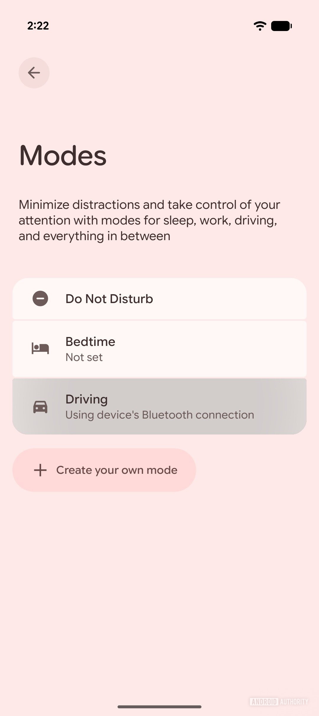 Android driving mode DND 2