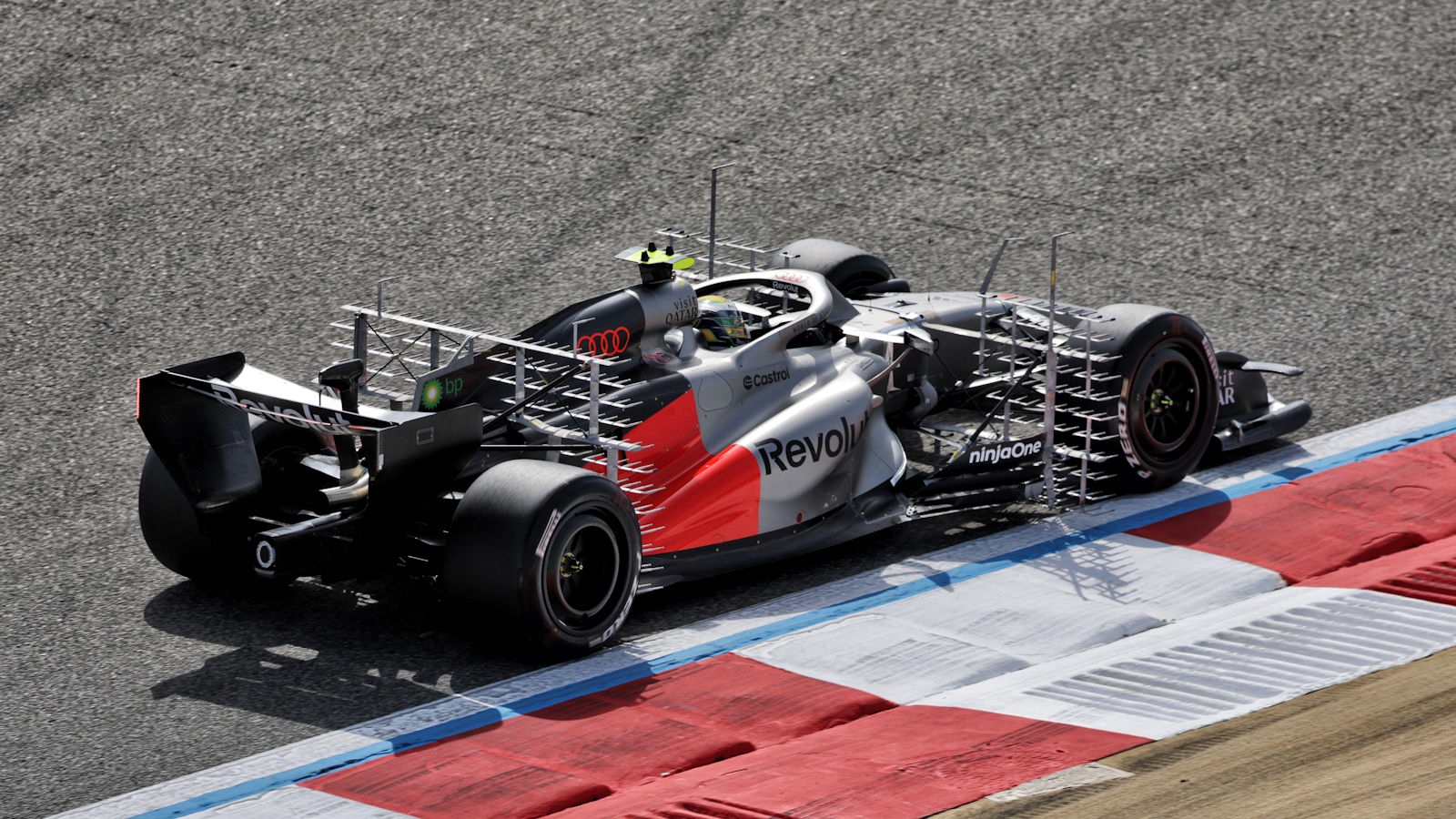 Audi R26 with kiel probe rakes