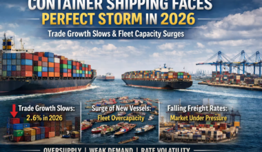 Container Shipping Faces Perfect Storm as Trade Growth Slows and Fleet Capacity Surges in 2026