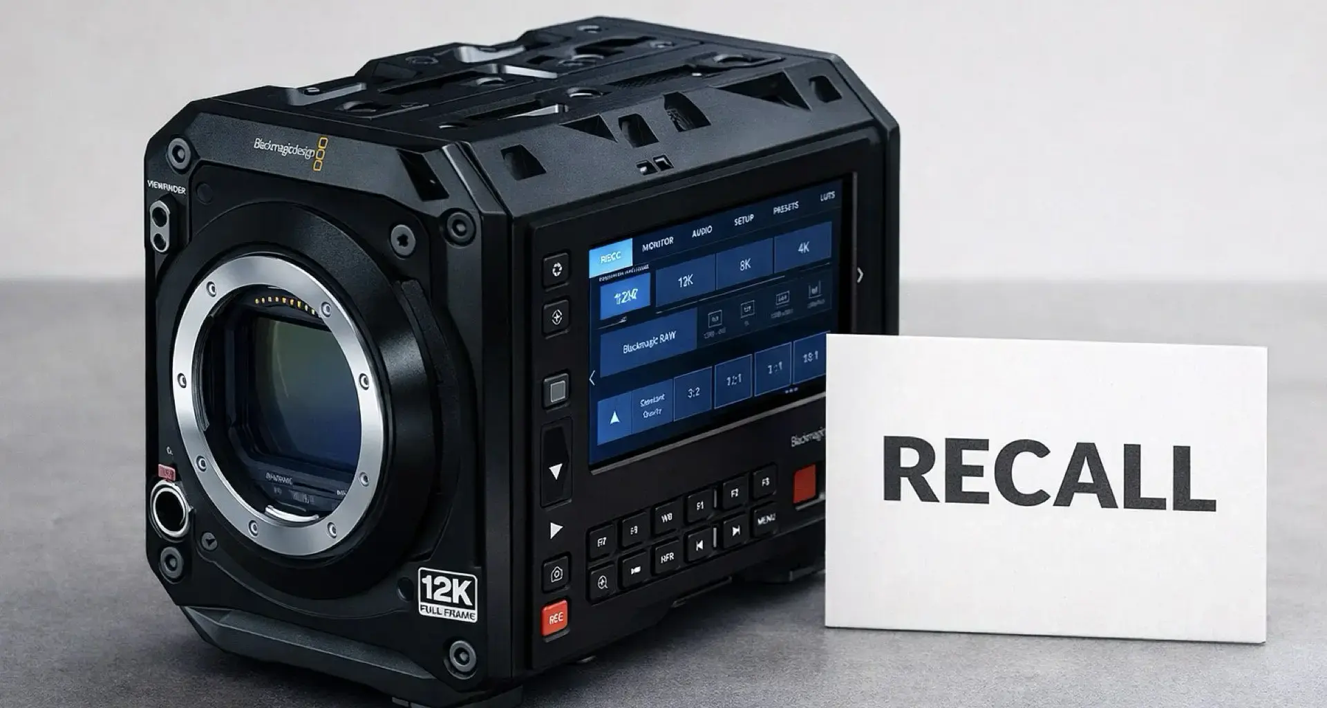 Blackmagic Recalls PYXIS 12K and Offers a Free Sensor Upgrade for All Early Units