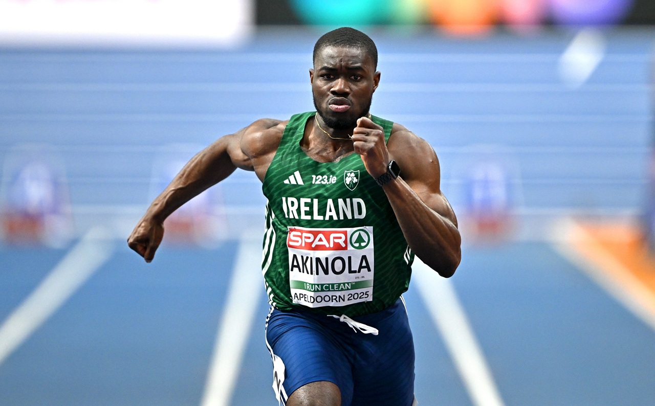 AKINOLA SMASHES IRISH 60M RECORD IN BELGRADE