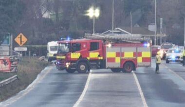 Breaking: Emergency services at scene of Burt crash