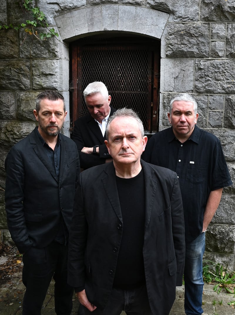 Cypress, Mine! today (from left): Ian Olney (guitar), Mark Healy (bass), Ciarán Ó Tuama (vocals) and Morty McCarthy (drums). Photograph: Eddie O'Hare