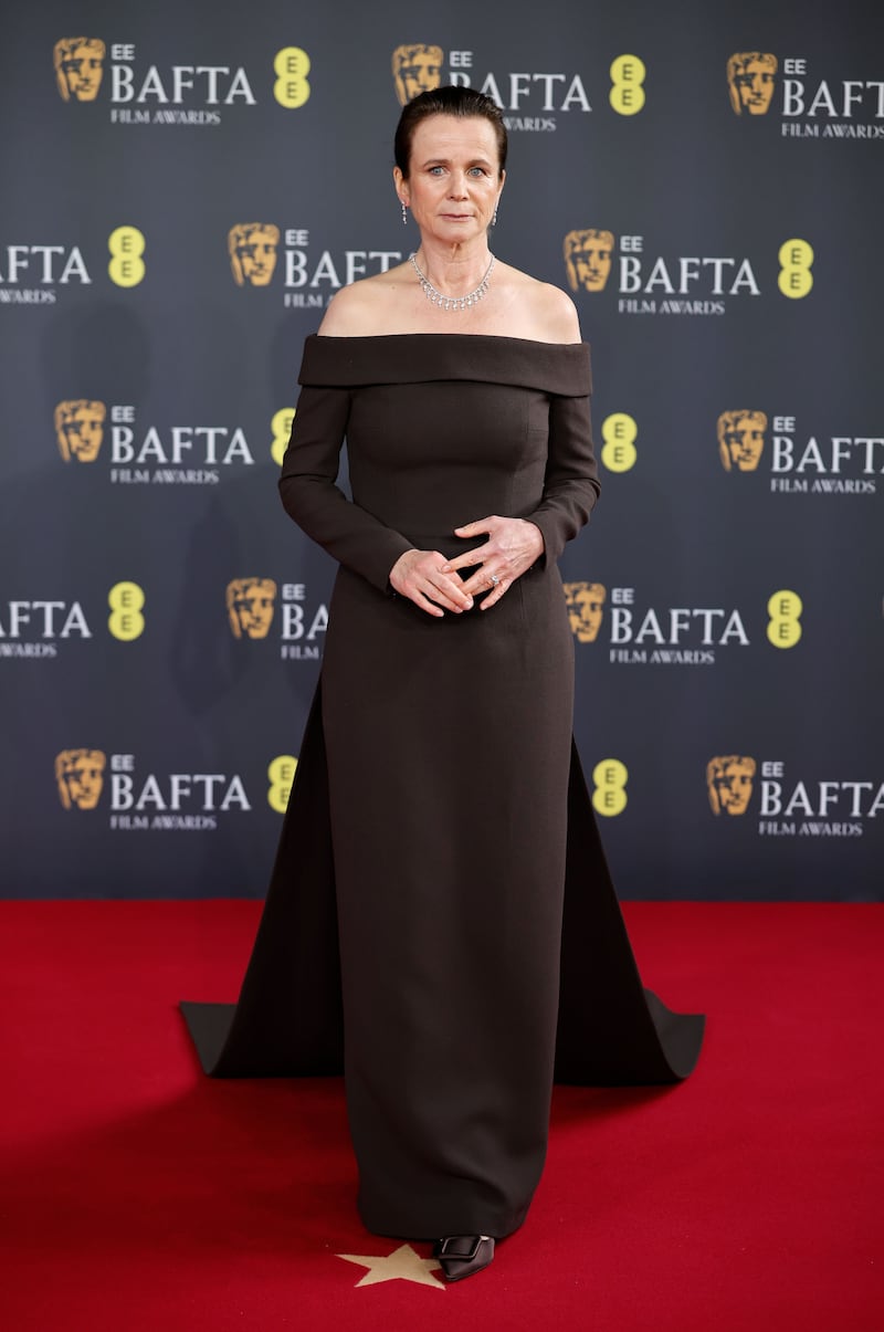 Emily Watson at the 79th British Academy Film Awards. Photograph: Tolga Akmen/EPA