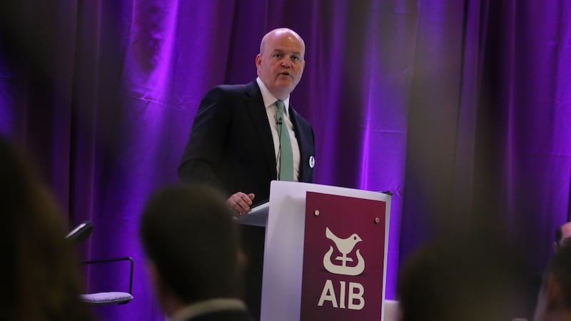 AIB chief executive Colin Hunt has pushed for staff to be back in the office three days a week. Photograph: Nick Bradshaw