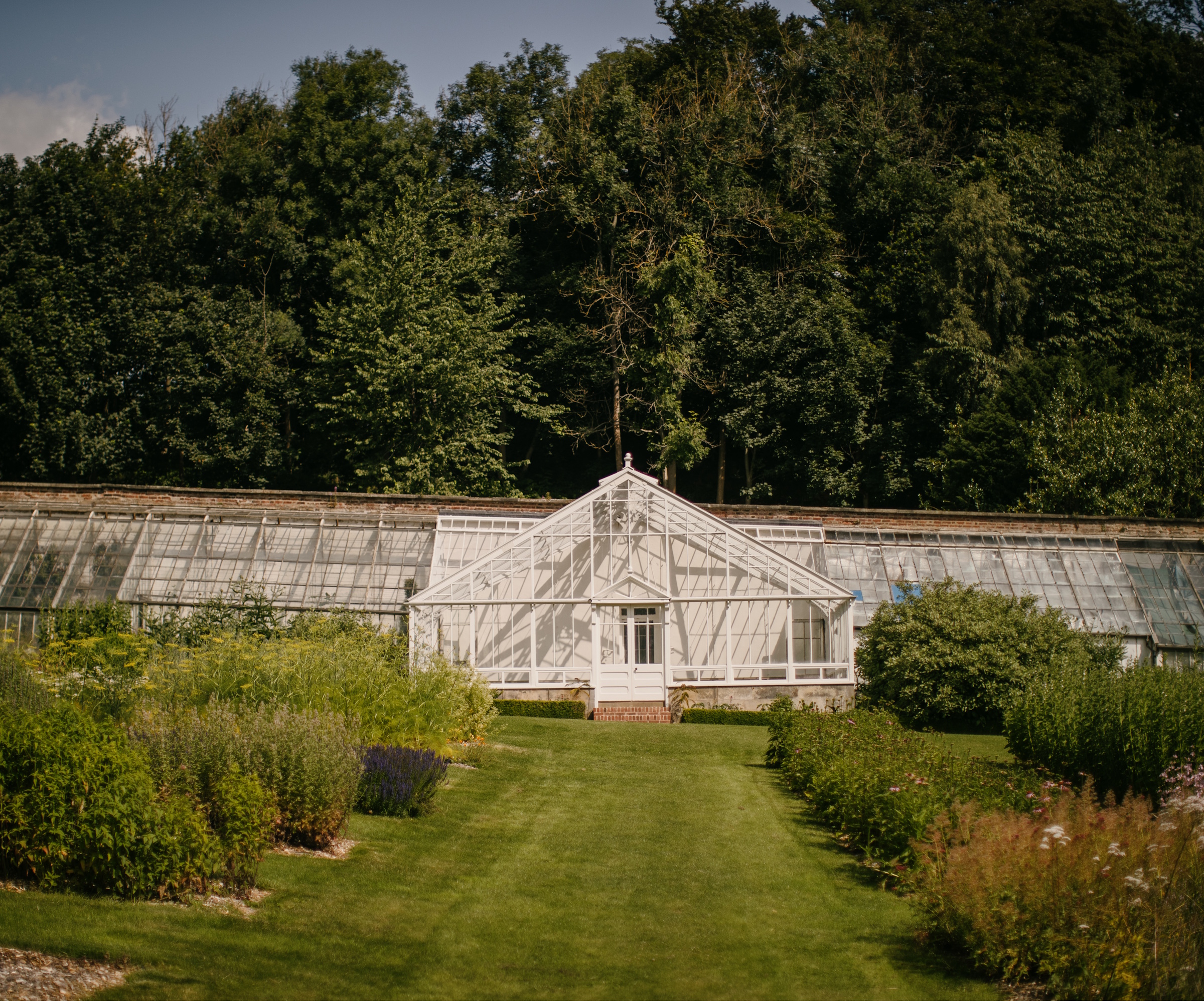 Dalmeny Walled Garden glasshouse
