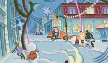 Life is in constant motion in Chiara Xie’s kinetic and flowing illustrations