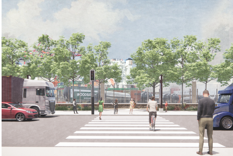 Dublin Port Company’s Liffey-Tolka project is a 1.4km cycle and pedestrian route