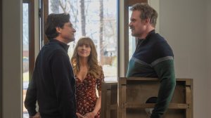 Jason Bateman, Linda Cardellini, and David Harbour in 'DTF St. Louis,' an HBO series