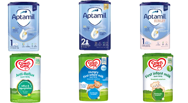 Implicated Danone products