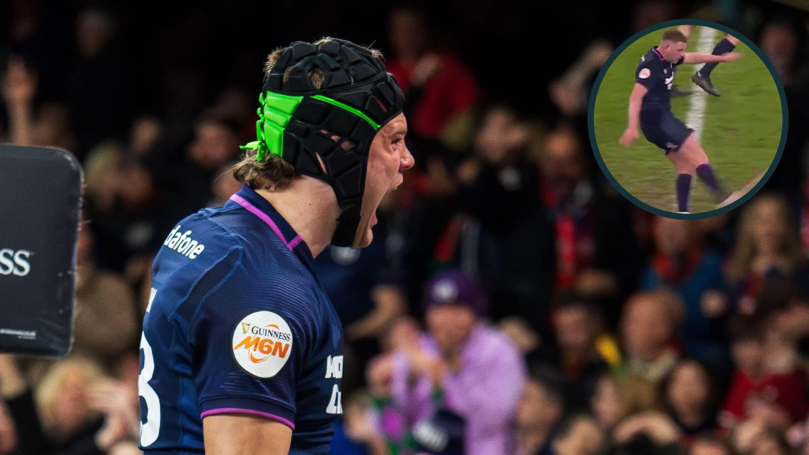 Nigel Owens and Matthew Carley's verdict on Scotland's controversial try, debate rages on