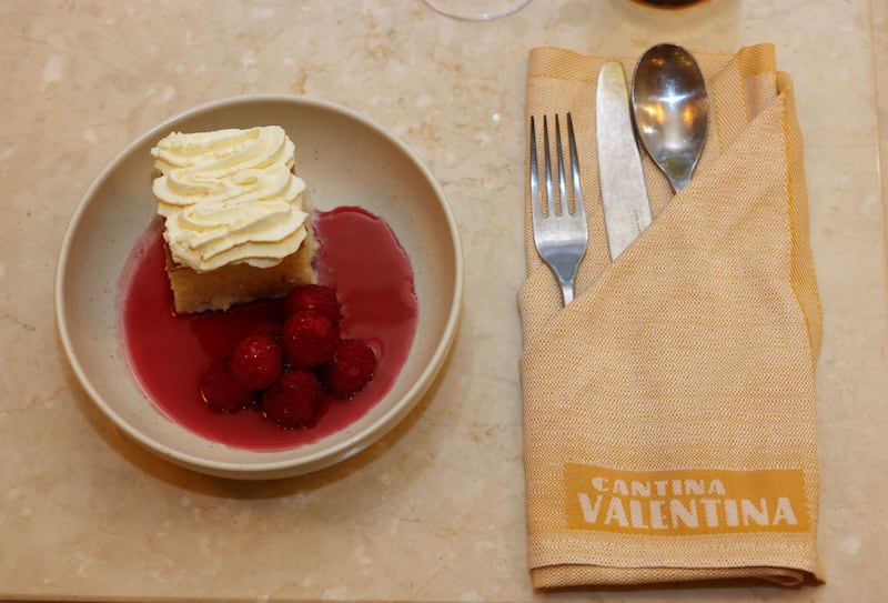 Tres leches cake. Photograph: Alan Betson 