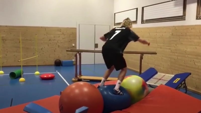 Here’s what skier Andri Ragettli had to say about his incredible parkour training course