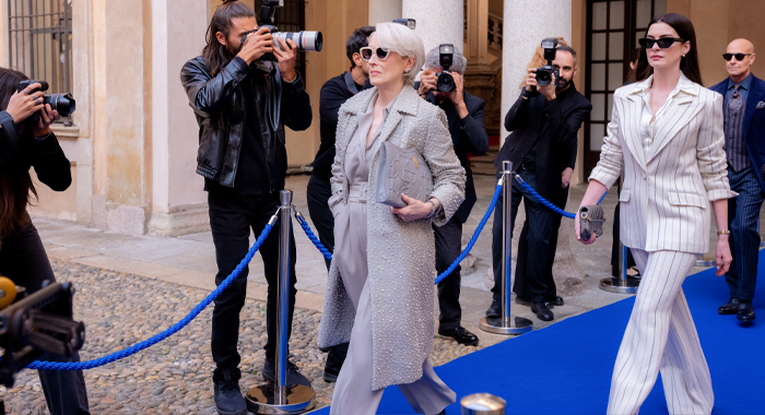 Meryl Streep and Anne Hathaway in The Devil Wears Prada 2 (2026)