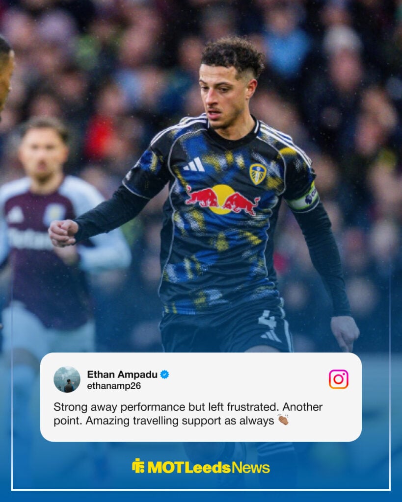 Ethan Ampadu instagram message to supporters