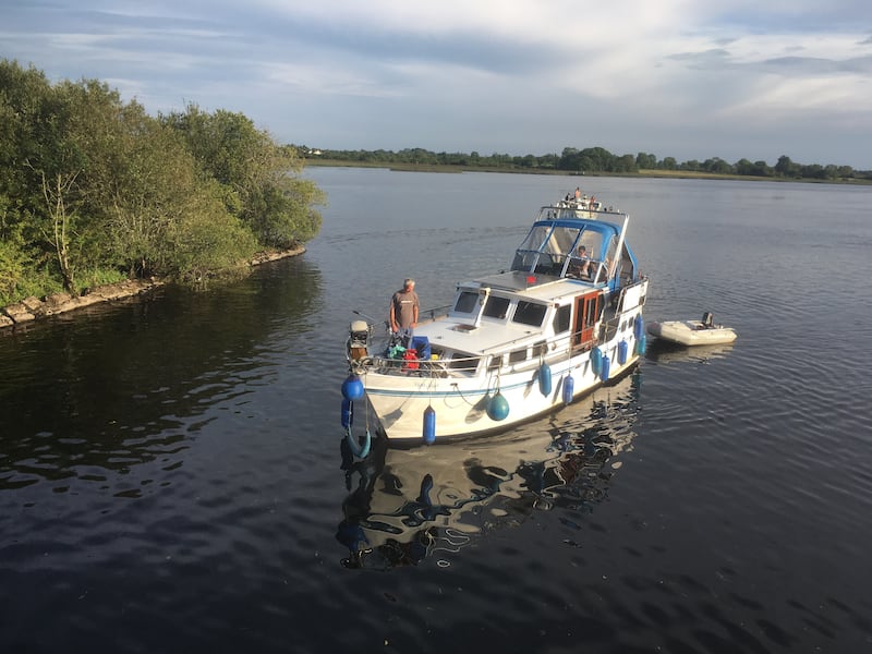 Rosaleen McElvaney's boat in Leitrim