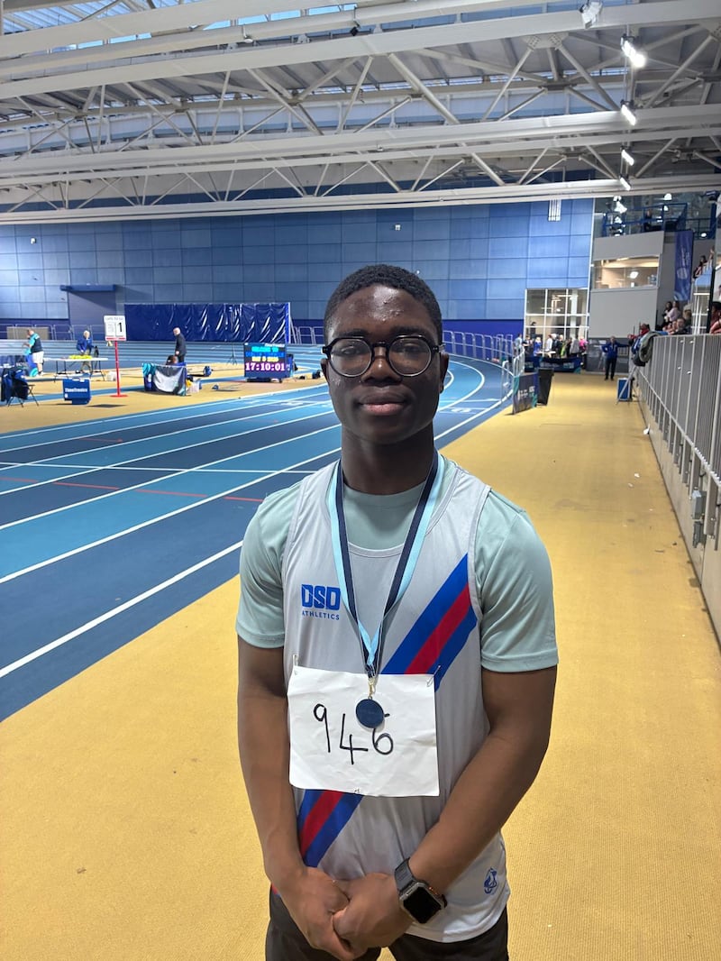 Joseph (14) is a member of Dundrum South Dublin Athletics Club and hopes to represent Ireland one day