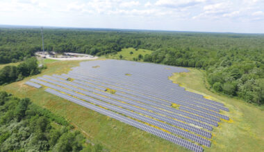 Solar farm in Massachusetts