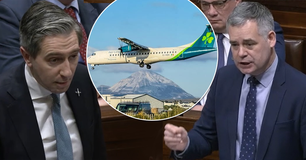Donegal-Dublin flights are about dignity not convenience, says Tánaiste