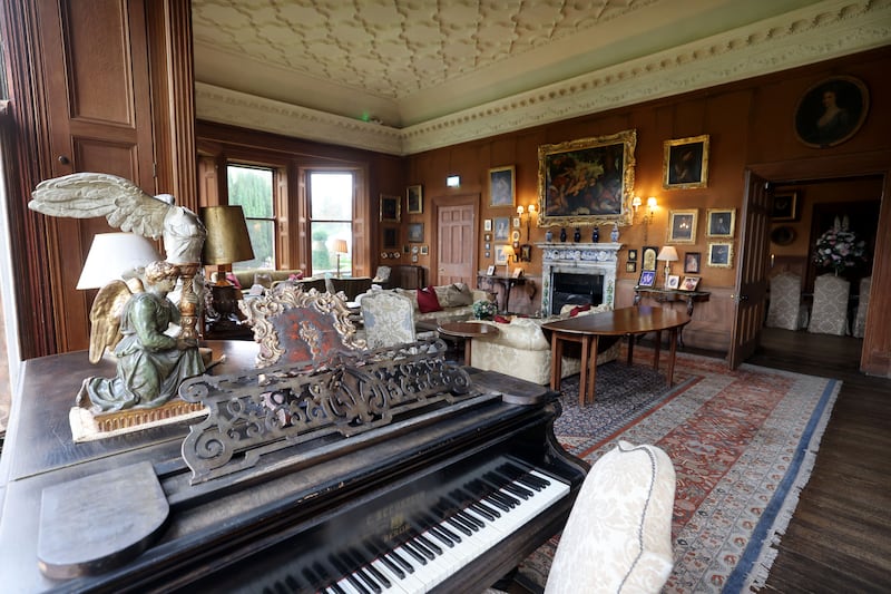 The 'Churchill piano' needs a bit of TLC. Photograph: Alan Betson