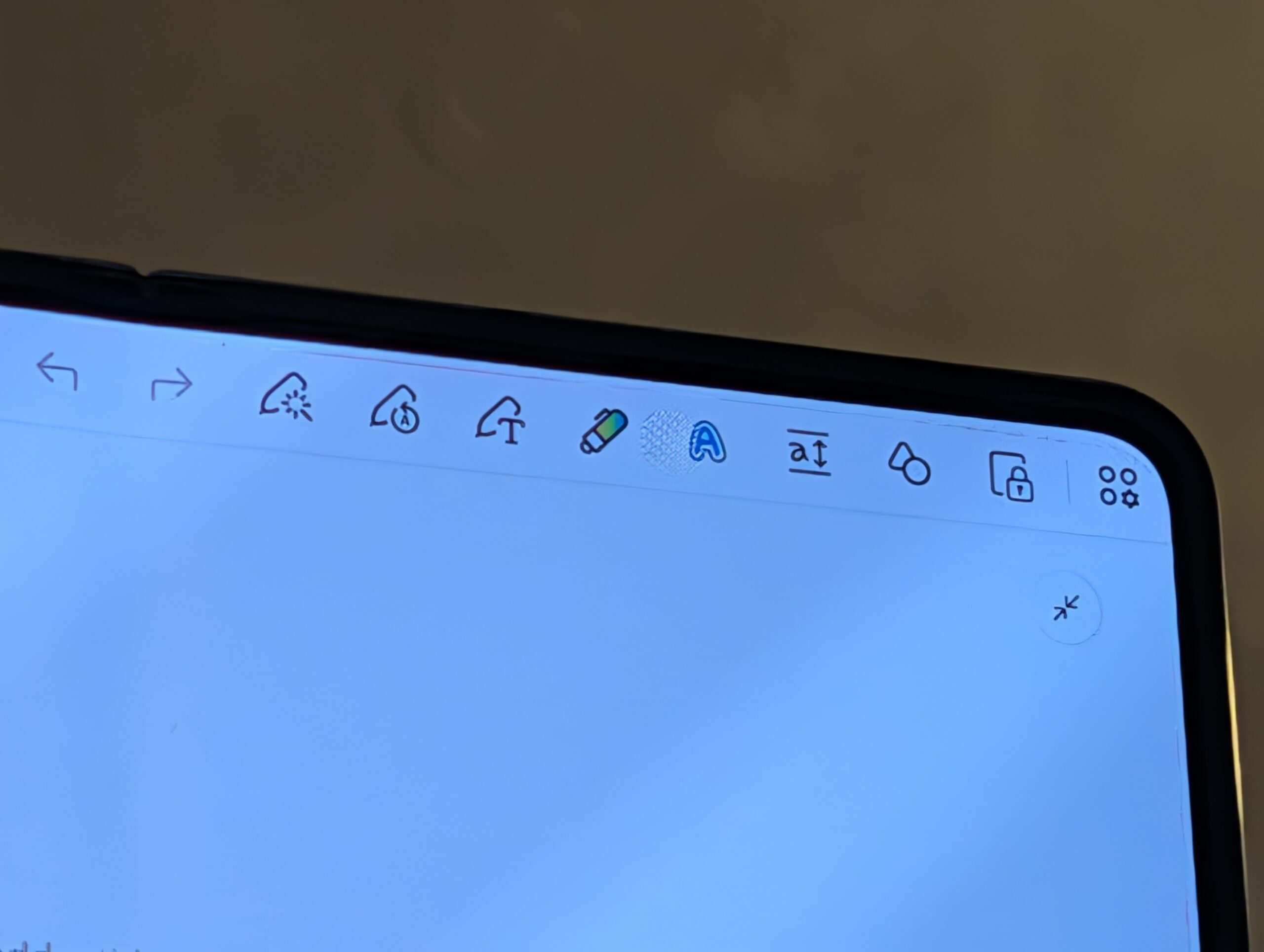 Galaxy Fold 4 UDC Samsung Notes