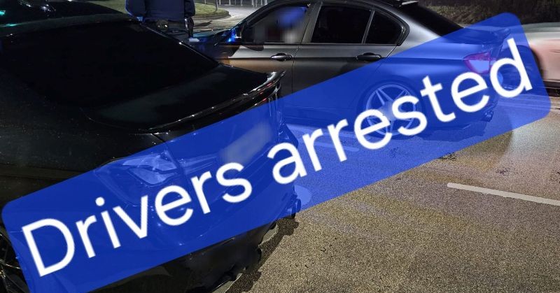 Two drivers arrested for RACING on 60Kph Letterkenny road