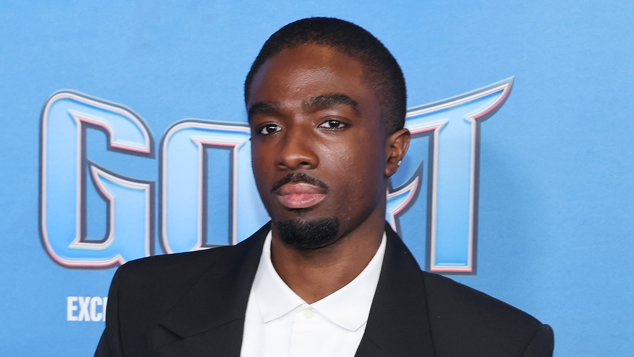 Caleb McLaughlin attends the Los Angeles premiere of Columbia Pictures' and Sony Pictures Animation's GOAT at AMC Century City 15 on February 06, 2026 in Los Angeles, California.