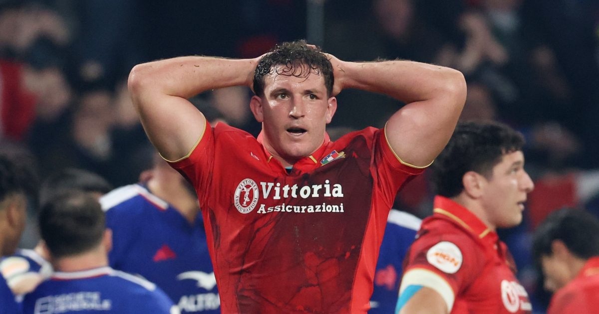 Italy player ratings vs France