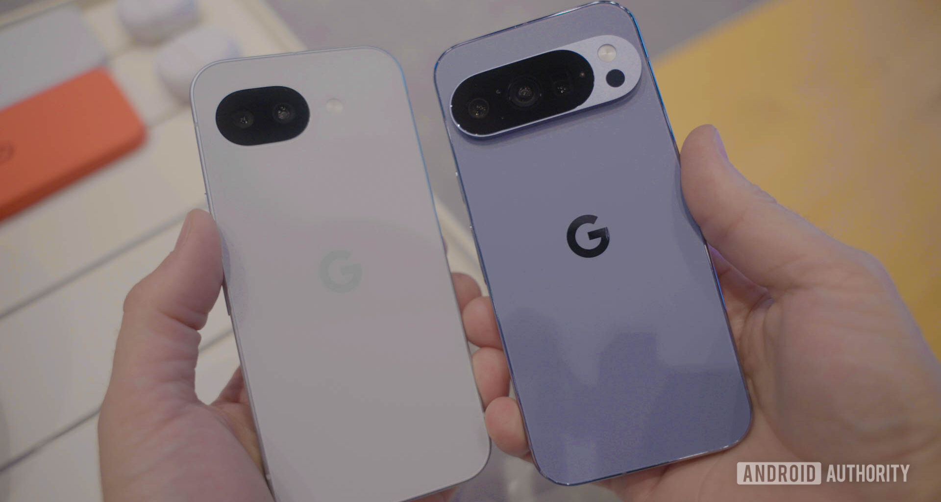 Google Pixel 10a Fog vs Pixel 10 Pro Moonstone