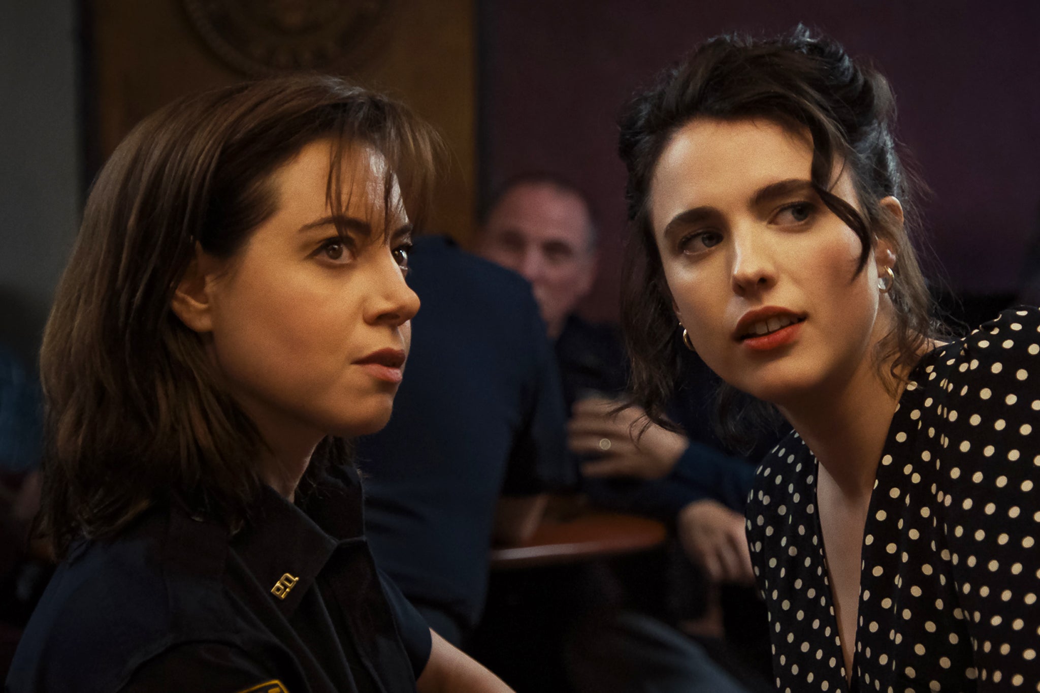 Aubrey Plaza and Margaret Qualley in Tricia and Ethan Coen’s ‘Honey Don’t!’