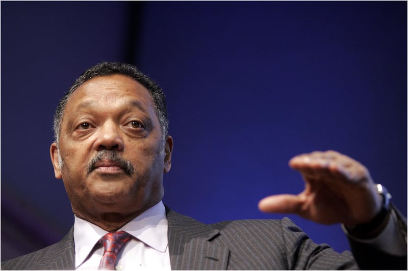 The Rev Jesse Jackson speaking at the Equality & Rights Alliance conference in Dublin Castle in 2021. Photograph: Dara Mac Dónaill/The Irish Times