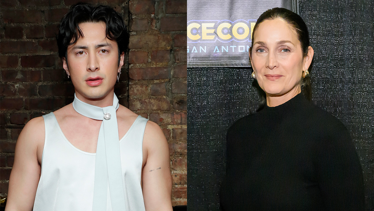 Hudson Williams and Carrie Ann Moss