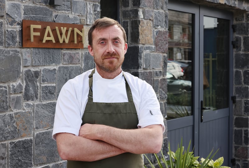 Jason O'Neill, head chef and co-owner at Fawn in Oranmore, where the menu is led by fire. All photographs: Joe O'Shaughnessy