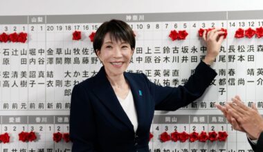 Japanese leader Sanae Takaichi rides popularity to landslide election win – The Irish Times