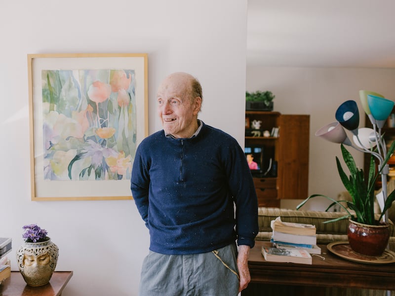 Martin Weil, who worked for The Washington Post for 60 years, at his home in Washington. Photograph: Jason Andrew/The New York Times