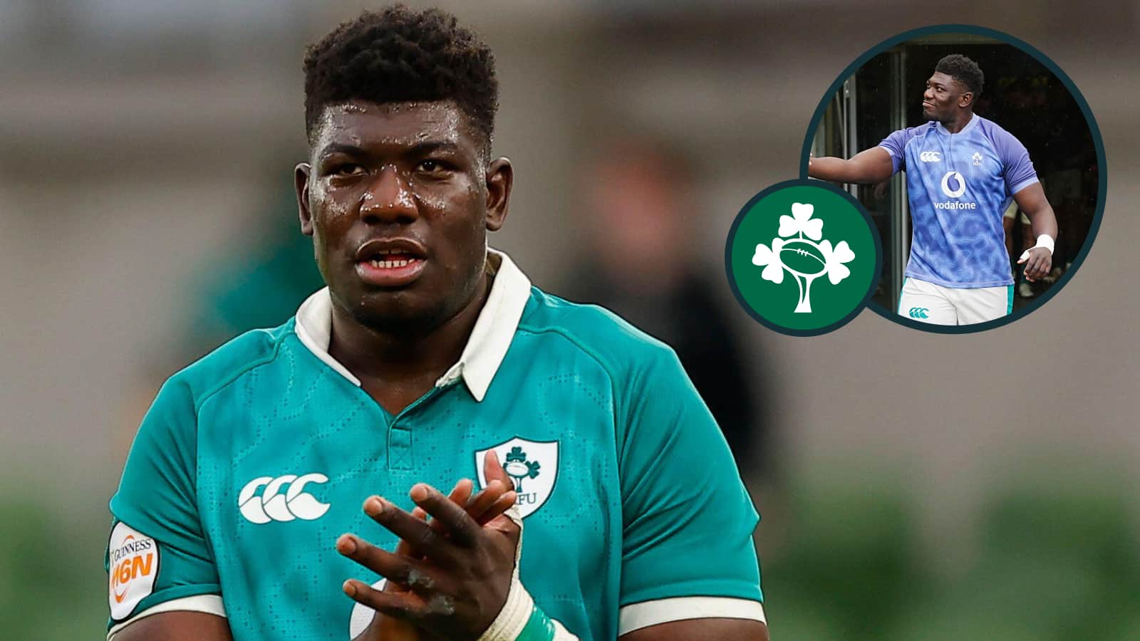 Fans defend Edwin Edogbo after Ireland debut is marred by racist abuse