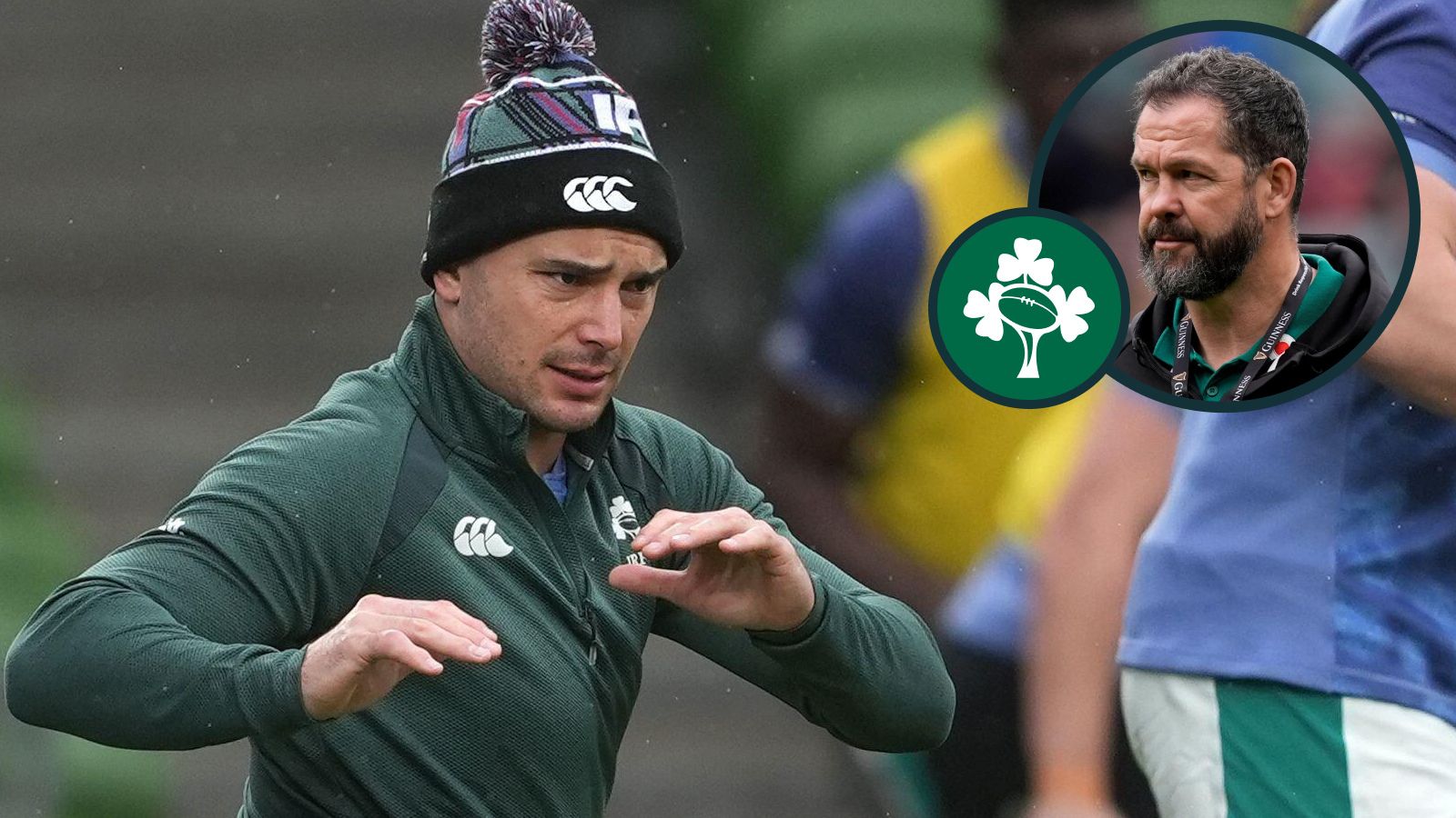 Andy Farrell sweating over James Lowe fitness