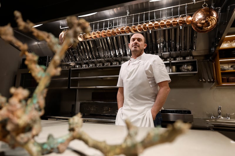 Damien Grey in Liath, which holds two Michelin stars. Photograph: Nick Bradshaw