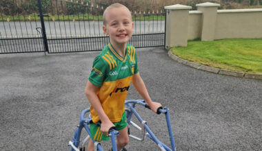 Donegal parents brave new heights for their little hero