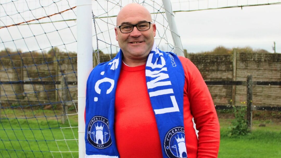 Limerick FC U15 coach Jason O'Connor