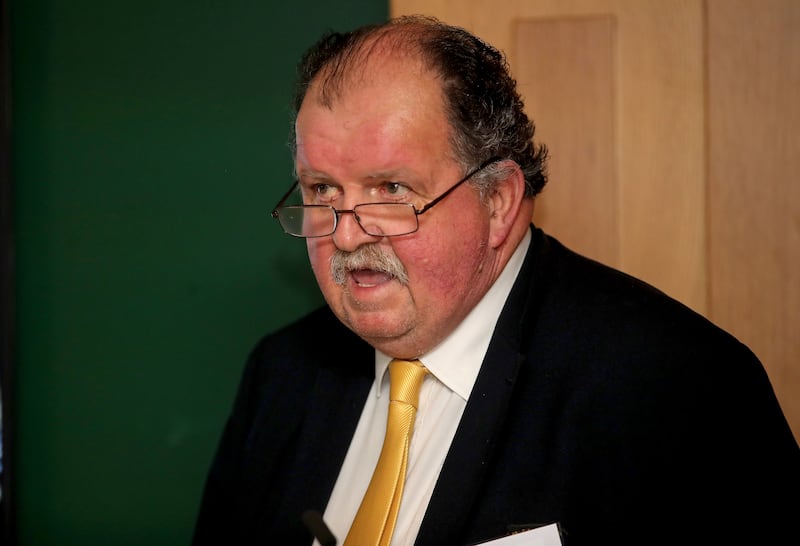 Bernard O’Byrne, former chief executive of the FAI, says Ireland should play the Israel matches under protest. Photograph: Bryan Keane/Inpho