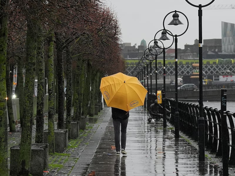 A yellow rain warning is in place for 17 counties across Ireland. Photo credit should read: Brian Lawless/PA Wire