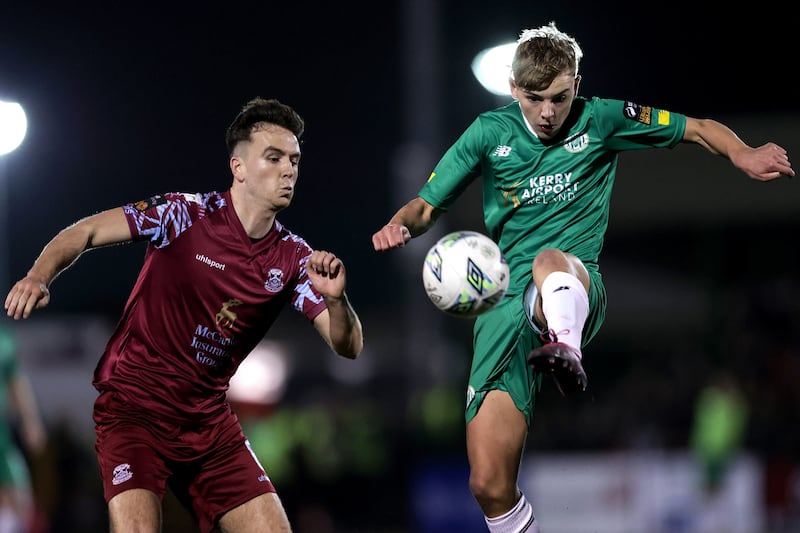 Dundalk have signed Ronan Teahan (right) from Kerry FC. Photograph: Laszlo Geczo/Inpho