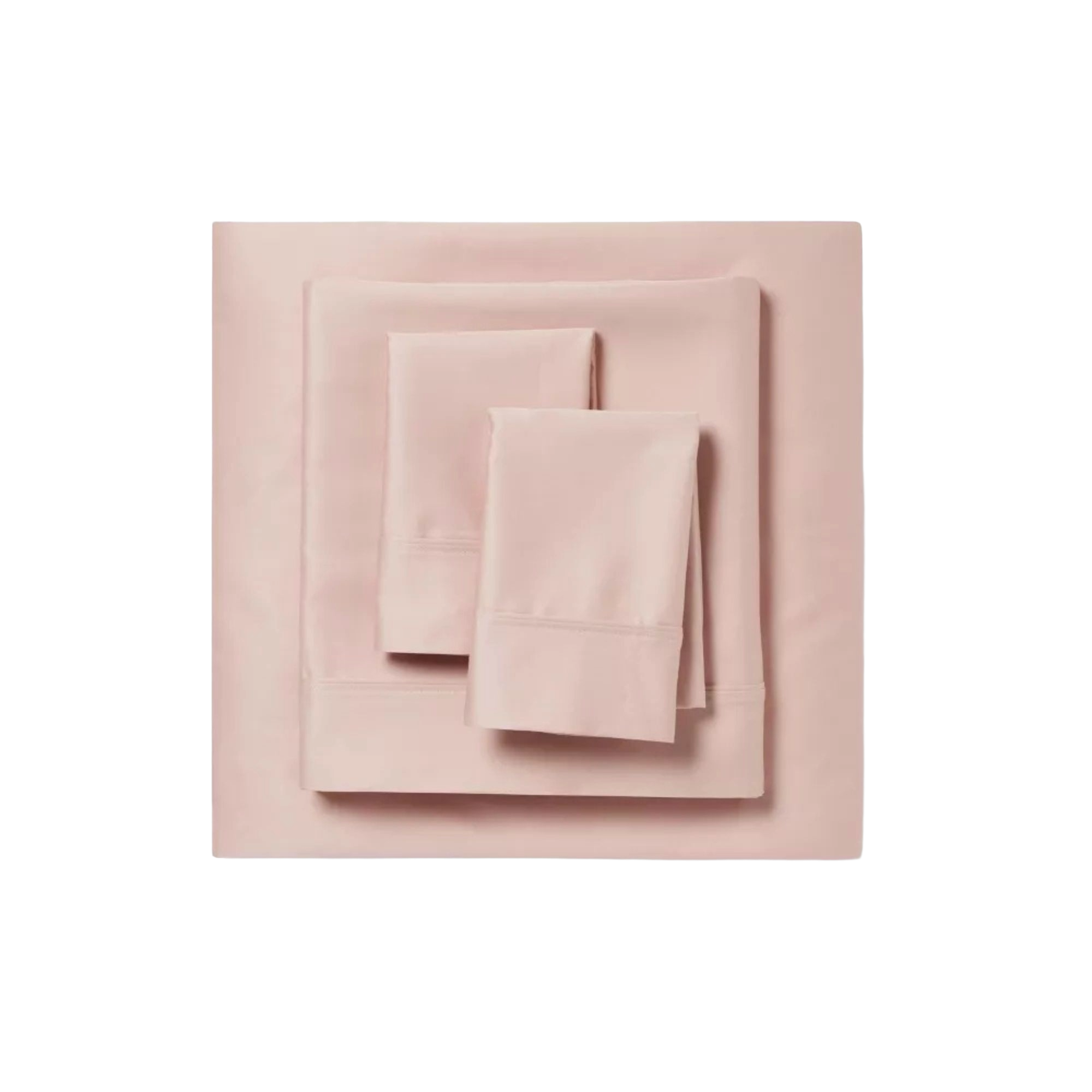 Solid Performance 400 Thread Count Sheet Set in Blush, $55 at Target